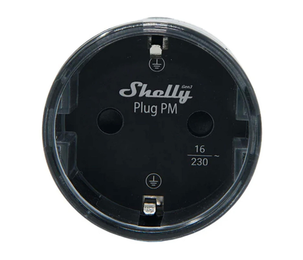 Shelly Smart gniazdko 13A Plug M Gen3 Matter czarny - 1490022 - zdjęcie 2
